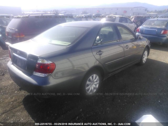 4T1BE32K85U555333 - 2005 TOYOTA CAMRY LE/XLE/SE ყავისფერი ფოტო 4
