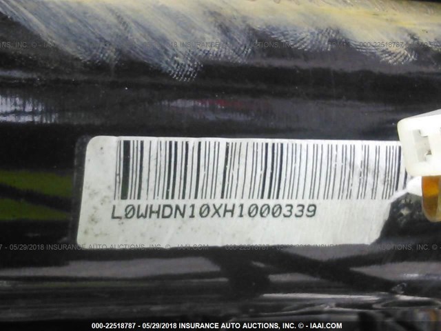 L0WHDN10XH1000339 - 2017 HAOSEN HAWK 250  BLACK photo 10