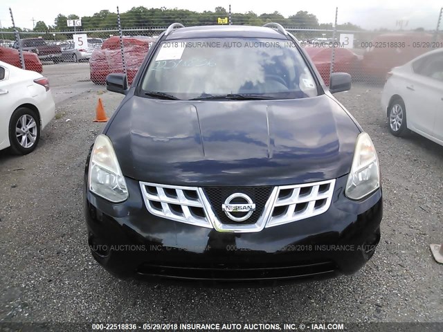 JN8AS5MT6BW573294 - 2011 NISSAN ROGUE S/SV/KROM BLACK photo 6