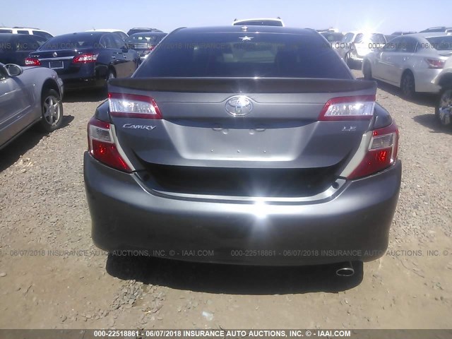 4T1BF1FK0CU610348 - 2012 TOYOTA CAMRY SE/LE/XLE 灰色 照片 6