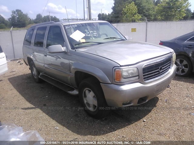 1GYEK13R6YR159378 - 2000 CADILLAC ESCALADE BEIGE photo 1