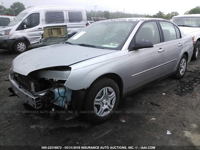 1G1ZS58F68F105733 - 2008 CHEVROLET MALIBU LS SILVER photo 2