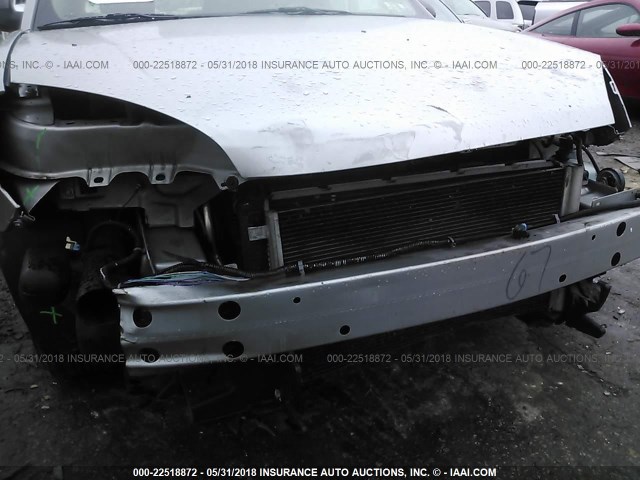1G1ZS58F68F105733 - 2008 CHEVROLET MALIBU LS SILVER photo 6