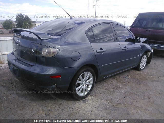 JM1BK323071769386 - 2007 MAZDA 3 S GRAY photo 4