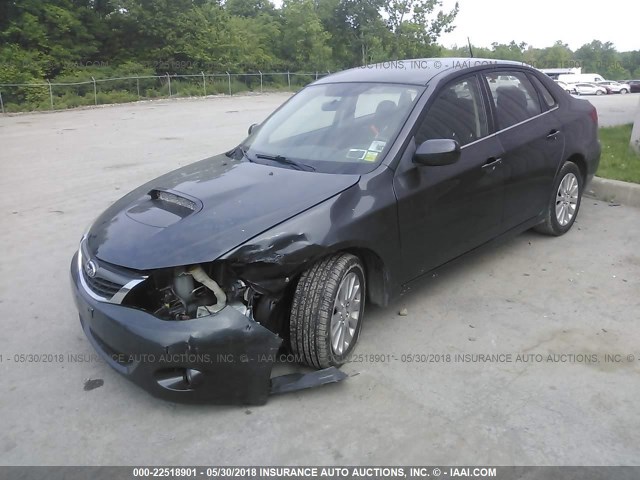 JF1GE616X8H512521 - 2008 SUBARU IMPREZA 2.5I GRAY photo 2