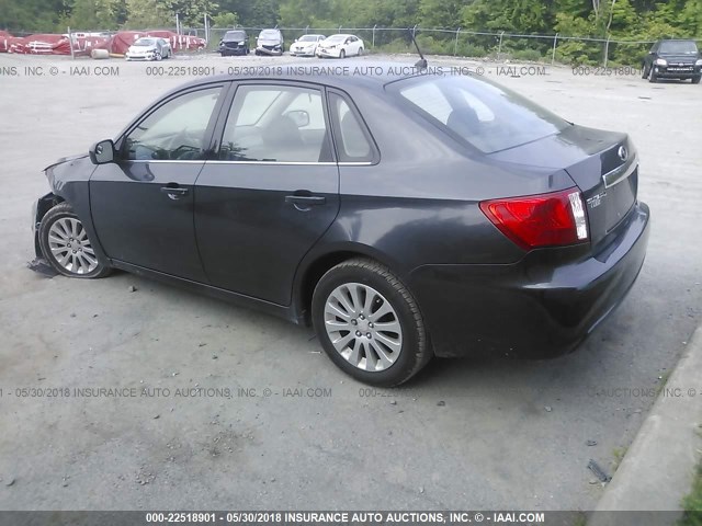 JF1GE616X8H512521 - 2008 SUBARU IMPREZA 2.5I GRAY photo 3