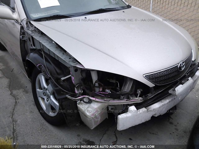 4T1BE32K73U699145 - 2003 TOYOTA CAMRY LE/XLE/SE ოქროსფერი ფოტო 6