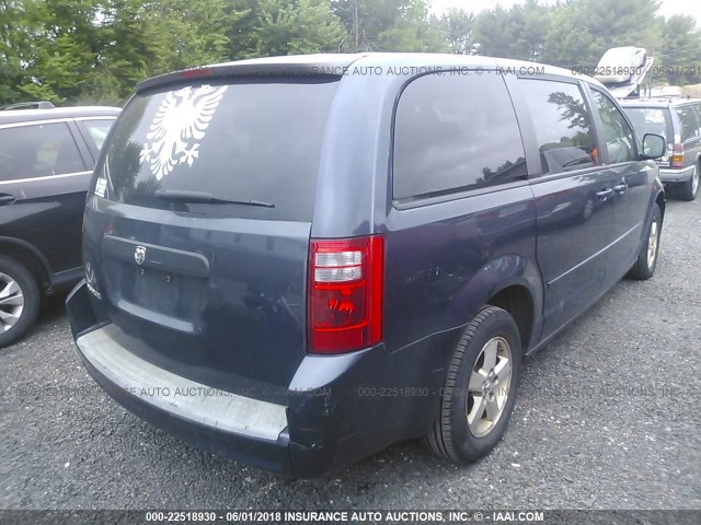 2D8HN44E99R593556 - 2009 DODGE GRAND CARAVAN SE Dark Blue photo 4