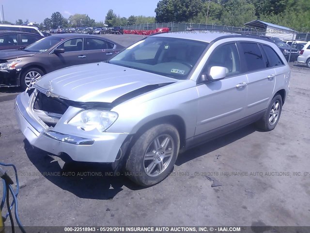 2A8GF68XX7R244085 - 2007 CHRYSLER PACIFICA TOURING SILVER photo 2