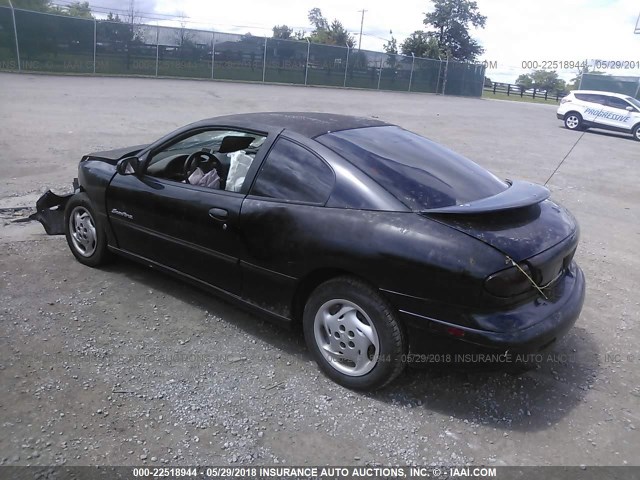 1G2JB1240X7528549 - 1999 PONTIAC SUNFIRE SE BLACK photo 3