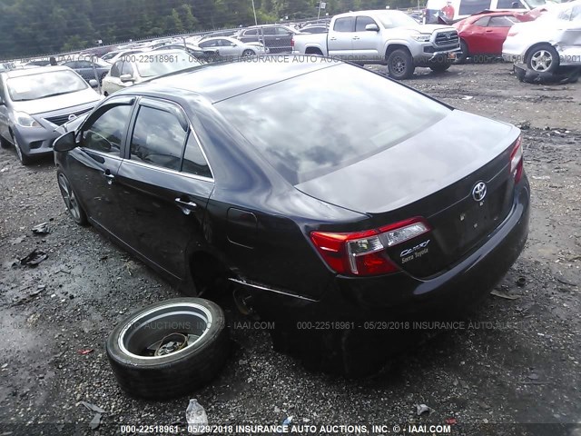4T1BF1FK8EU834809 - 2014 TOYOTA CAMRY L/SE/LE/XLE 黑色 照片 3