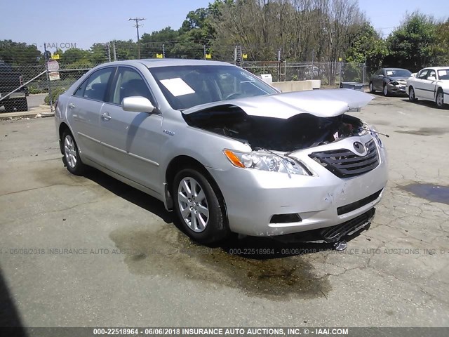 4T1BB46K78U060327 - 2008 TOYOTA CAMRY HYBRID SILVER photo 1