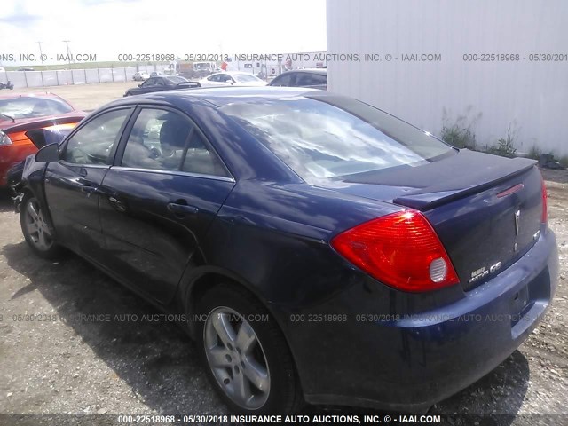 1G2ZH57N984156786 - 2008 PONTIAC G6 GT BLUE photo 3