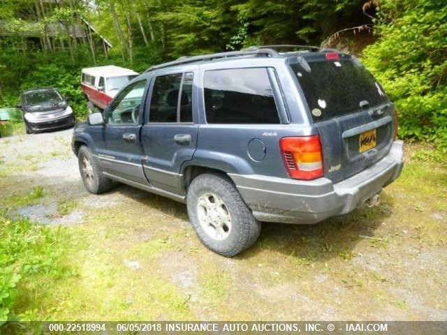 1J4GW48N71C723522 - 2001 JEEP GRAND CHEROKEE LAREDO GRAY photo 3