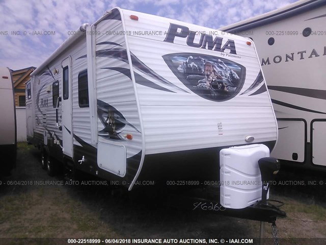 4X4TPUF2XEP046260 - 2014 FOREST RIVER PALOMINO PUMA  白色 照片 1