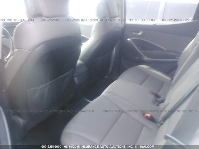 5XYZUDLB1EG166917 - 2014 HYUNDAI SANTA FE SPORT  SILVER photo 8