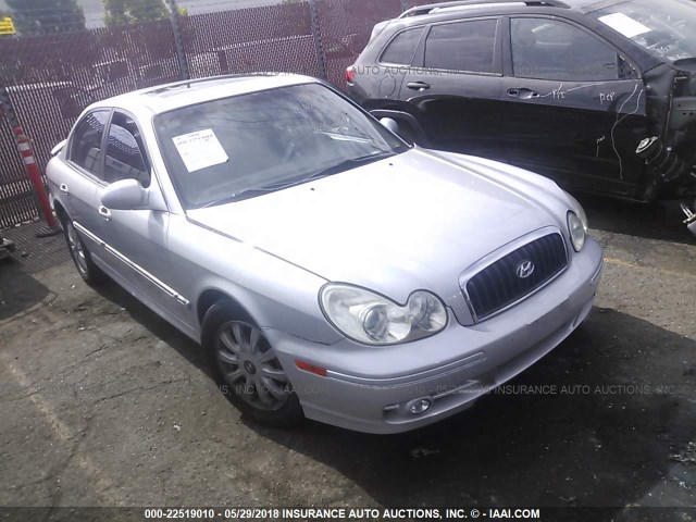 KMHWF35H74A015731 - 2004 HYUNDAI SONATA GLS/LX SILVER photo 1