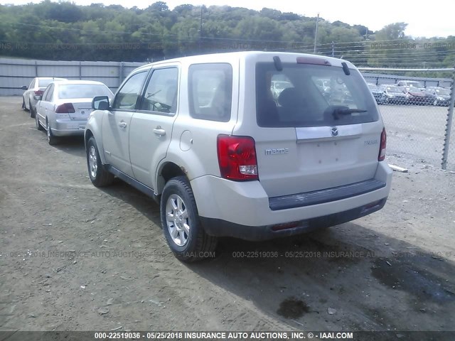 4F2CZ02Z68KM08775 - 2008 MAZDA TRIBUTE I TAN photo 3