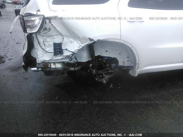 1C4RDJAG3JC116662 - 2018 DODGE DURANGO SXT WHITE photo 6