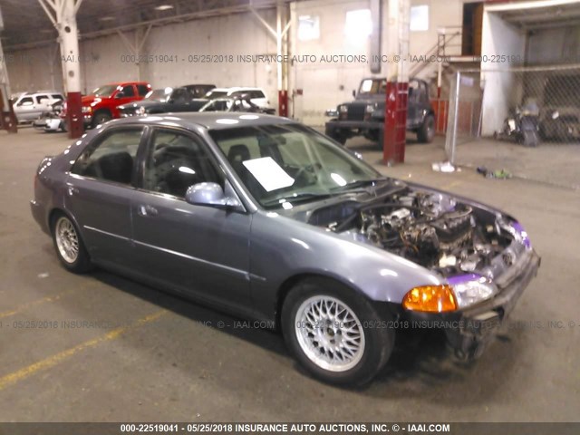 1HGEG8543RL016623 - 1994 HONDA CIVIC DX/LX SILVER photo 1