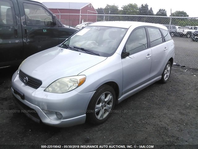 2T1KR32EX5C489836 - 2005 TOYOTA COROLLA MATRIX XR SILVER photo 2