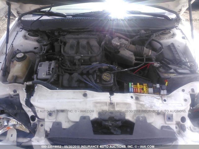 1FAFP56U26A211237 - 2006 FORD TAURUS SEL WHITE photo 10