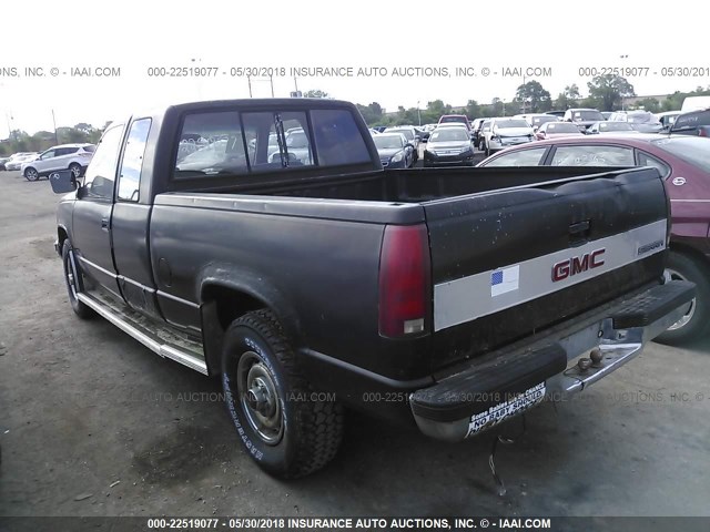 2GTEK19K1L1535244 - 1990 GMC SIERRA K1500 BLACK photo 3