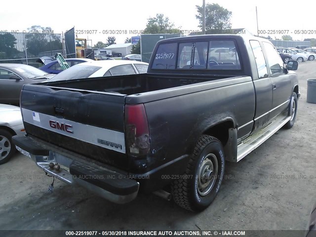 2GTEK19K1L1535244 - 1990 GMC SIERRA K1500 BLACK photo 4