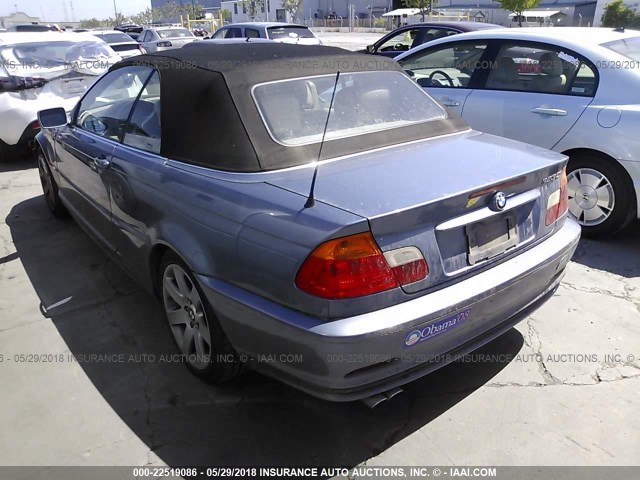 WBABR3344YEA83011 - 2000 BMW 323 CI BLUE photo 3