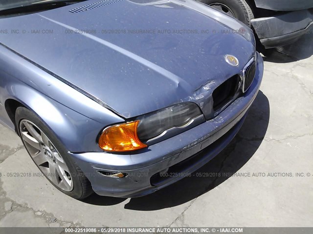 WBABR3344YEA83011 - 2000 BMW 323 CI BLUE photo 6