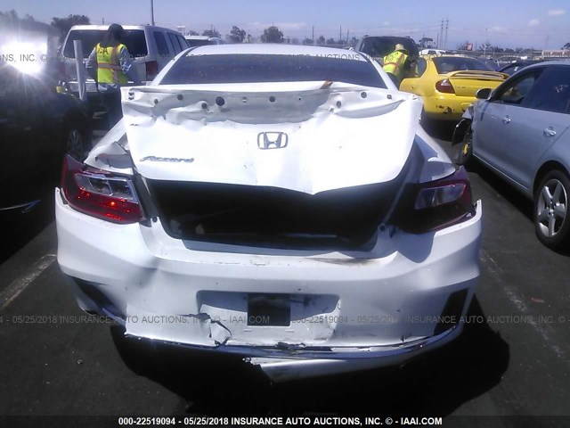 1HGCT1B3XEA014427 - 2014 HONDA Accord LX-S WHITE photo 6