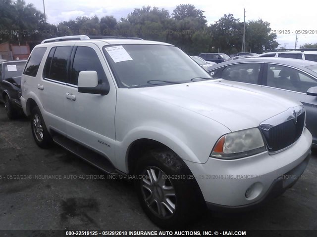 5LMEU88H73ZJ45886 - 2003 LINCOLN AVIATOR 白色 照片 1