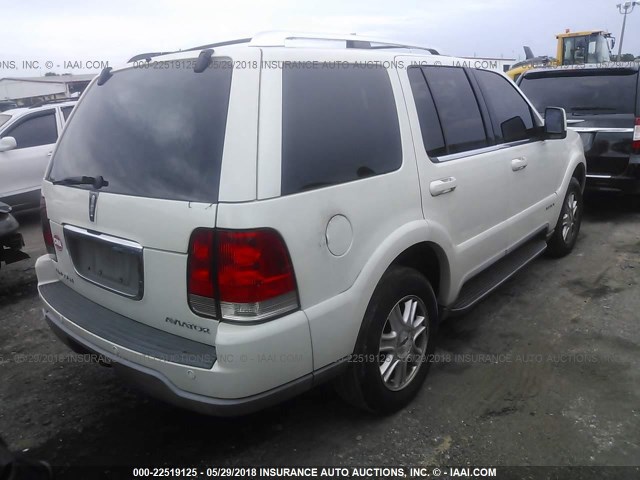 5LMEU88H73ZJ45886 - 2003 LINCOLN AVIATOR WHITE photo 4