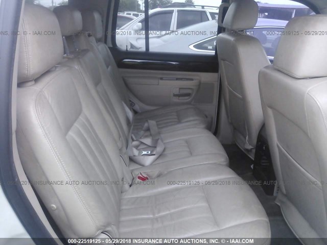 5LMEU88H73ZJ45886 - 2003 LINCOLN AVIATOR WHITE photo 8