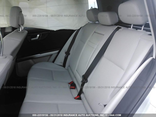 WDCGG5HBXFG381394 - 2015 MERCEDES-BENZ GLK 350 SILVER photo 8