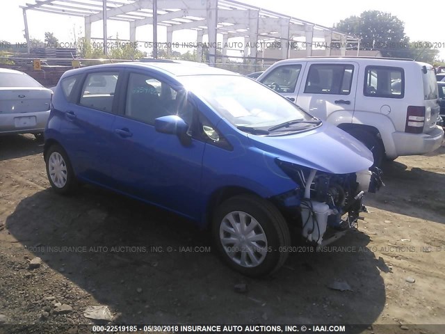 3N1CE2CP9FL440509 - 2015 NISSAN VERSA NOTE S/S PLUS/SV/SL/SR BLUE photo 1