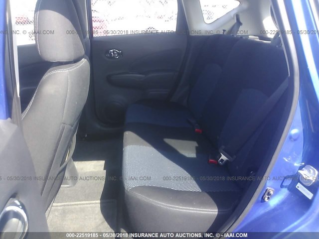 3N1CE2CP9FL440509 - 2015 NISSAN VERSA NOTE S/S PLUS/SV/SL/SR BLUE photo 8