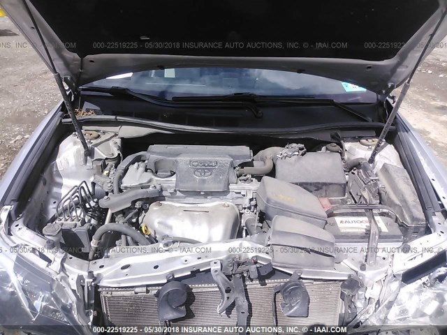 4T1BF1FK4CU117272 - 2012 TOYOTA CAMRY SE/LE/XLE 银色 照片 10