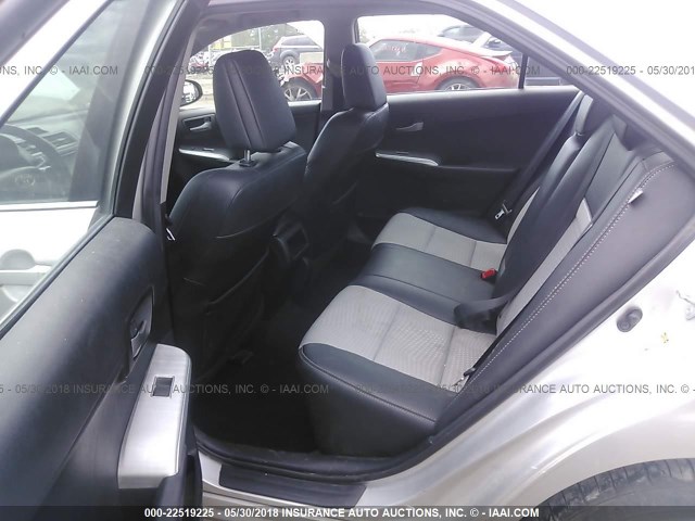 4T1BF1FK4CU117272 - 2012 TOYOTA CAMRY SE/LE/XLE 银色 照片 8