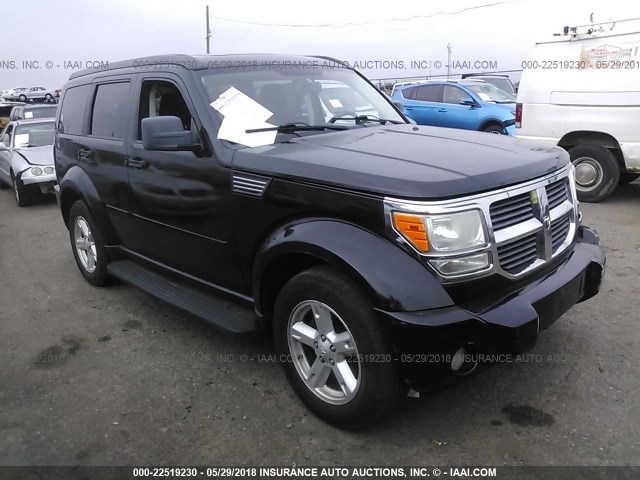 1D8GU58K97W562557 - 2007 DODGE NITRO SLT BLACK photo 1