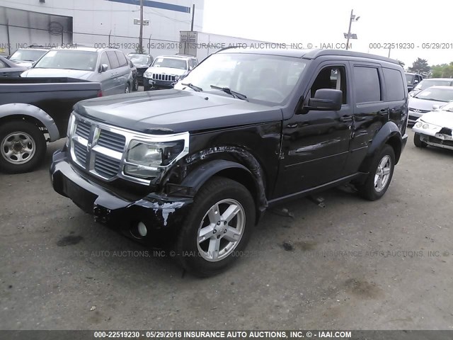 1D8GU58K97W562557 - 2007 DODGE NITRO SLT BLACK photo 2