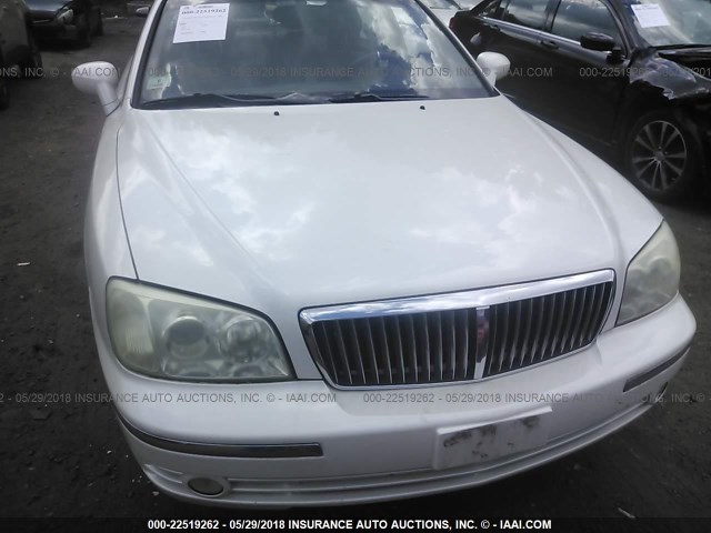 KMHFU45E04A332414 - 2004 HYUNDAI XG 350 WHITE photo 6