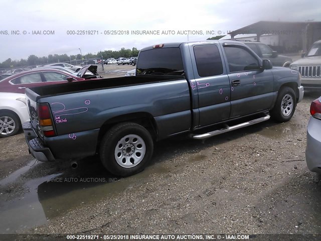 1GTEC19V77Z193951 - 2007 GMC NEW SIERRA C1500 BLUE photo 4