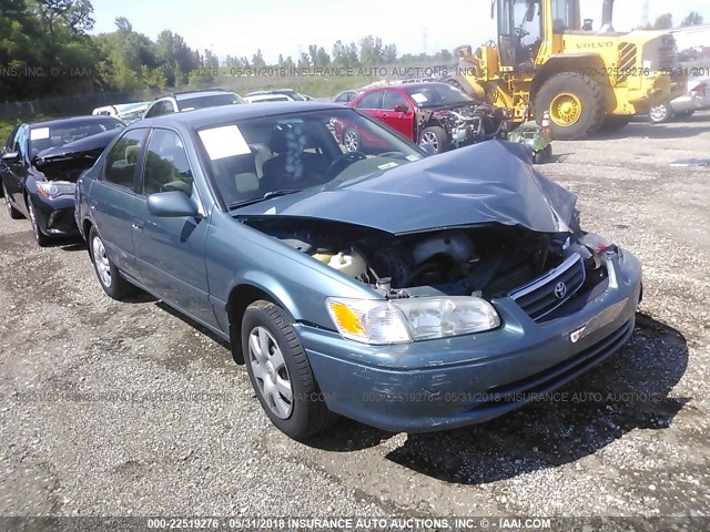 4T1BG22K61U809829 - 2001 TOYOTA CAMRY CE/LE/XLE 绿色 照片 1