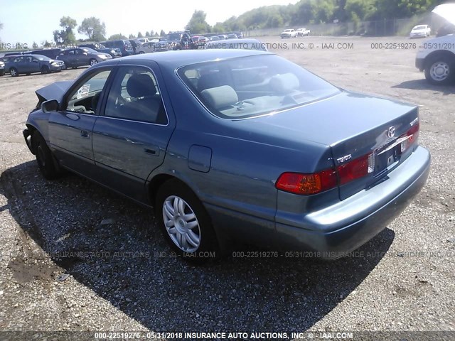 4T1BG22K61U809829 - 2001 TOYOTA CAMRY CE/LE/XLE 绿色 照片 3