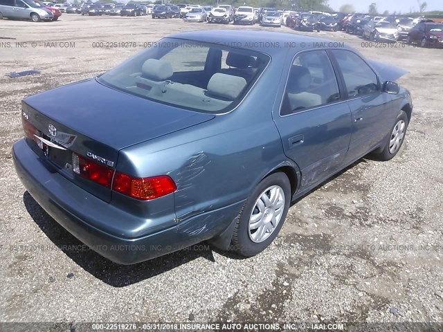 4T1BG22K61U809829 - 2001 TOYOTA CAMRY CE/LE/XLE 绿色 照片 4