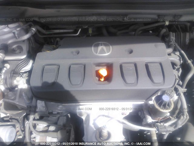 19VDE1F7XDE009338 - 2013 ACURA ILX 20 TECH SILVER photo 10