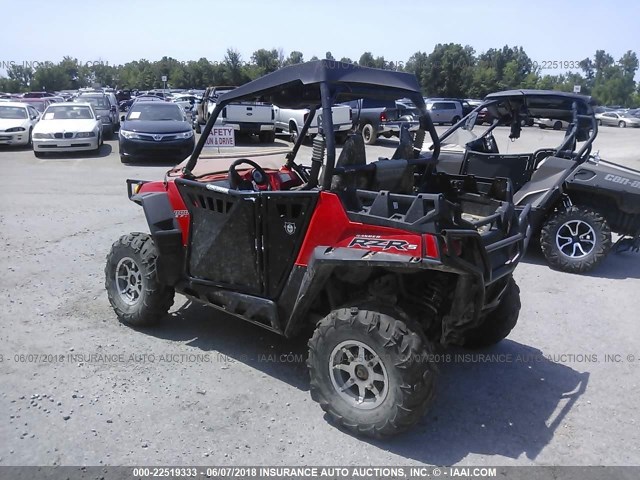 4XAVE76A8CF300992 - 2012 POLARIS RANGER RZR 800S RED photo 3