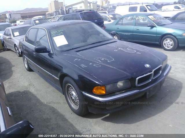 WBAGJ832XWDM19611 - 1998 BMW 740 IL BLACK photo 1