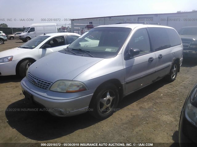 2FMZA51402BA52292 - 2002 FORD WINDSTAR LX GRAY photo 2